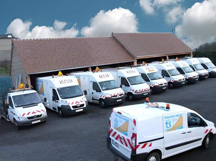 Fleet of utility vehicles Saint-Léonard-des-Bois