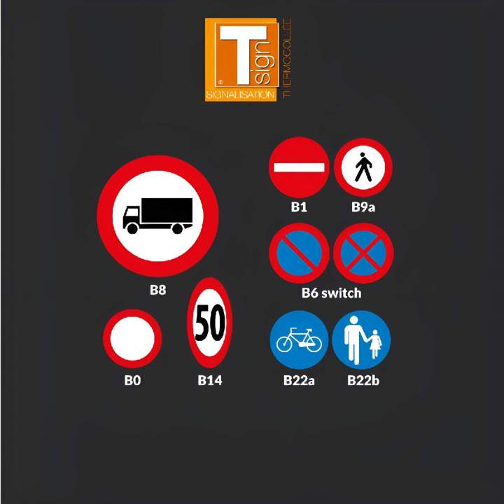 Heat-bonded resin signage Saint-Léonard-des-Bois