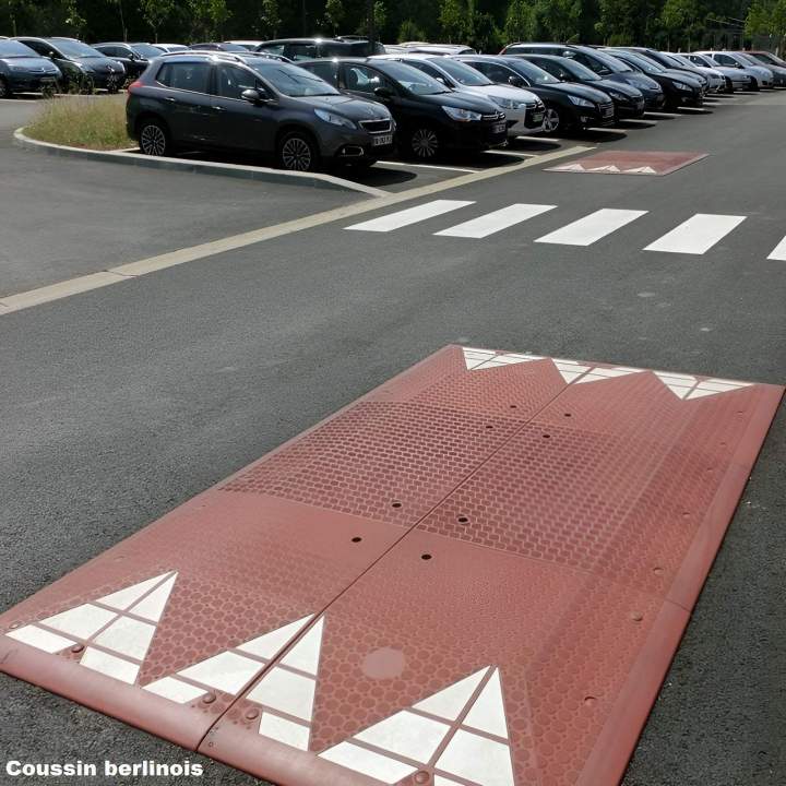 Speed bump Saint-Léonard-des-Bois